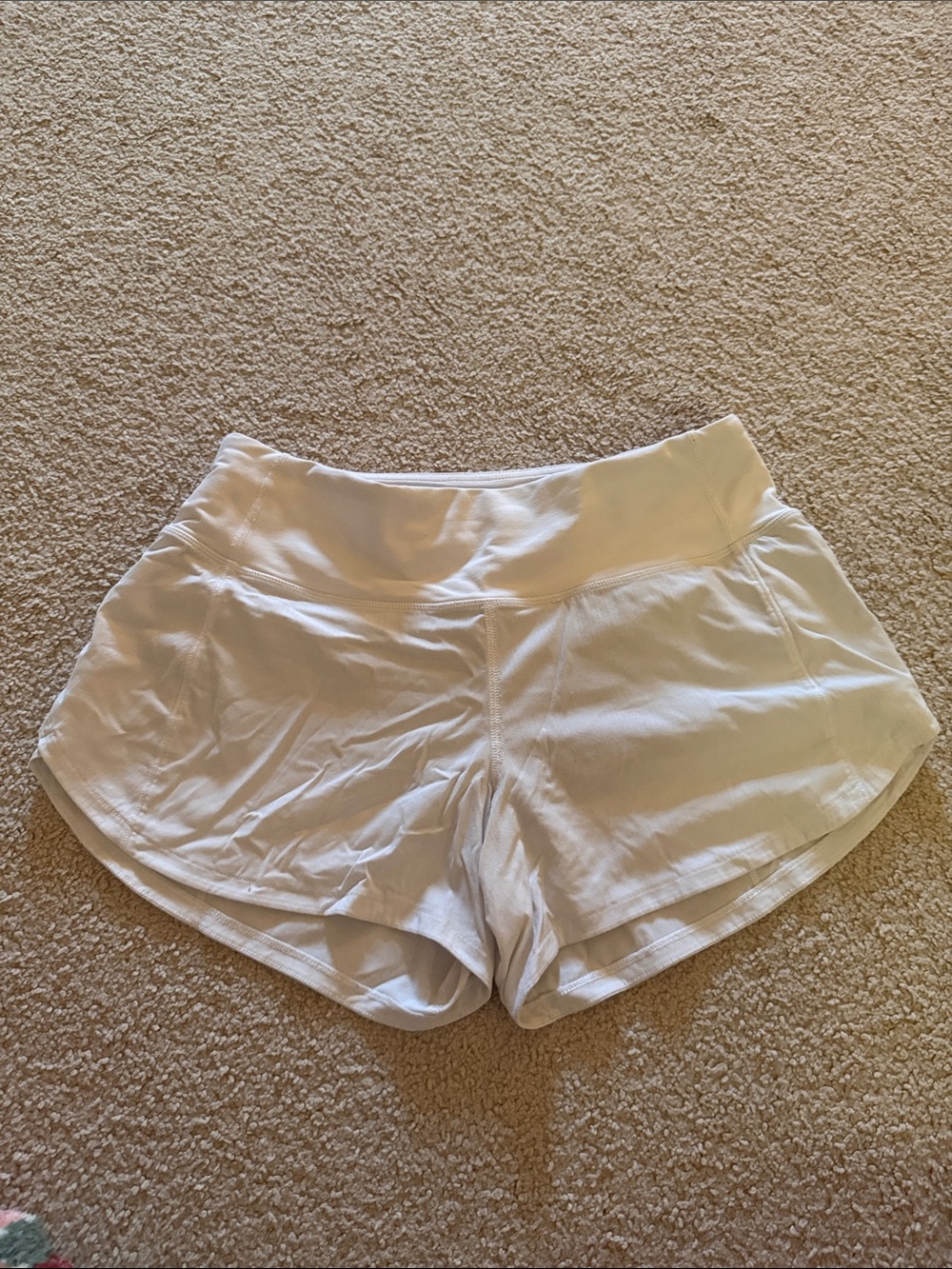 lululemon athletica White Run/Training Shorts